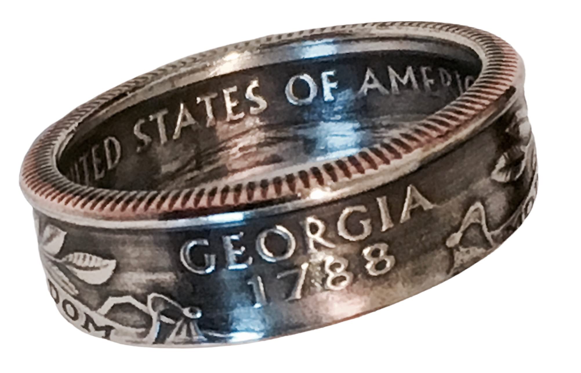Amazon.com: Real U.S. Quarter Coin Rings. From years 1965 to 2024